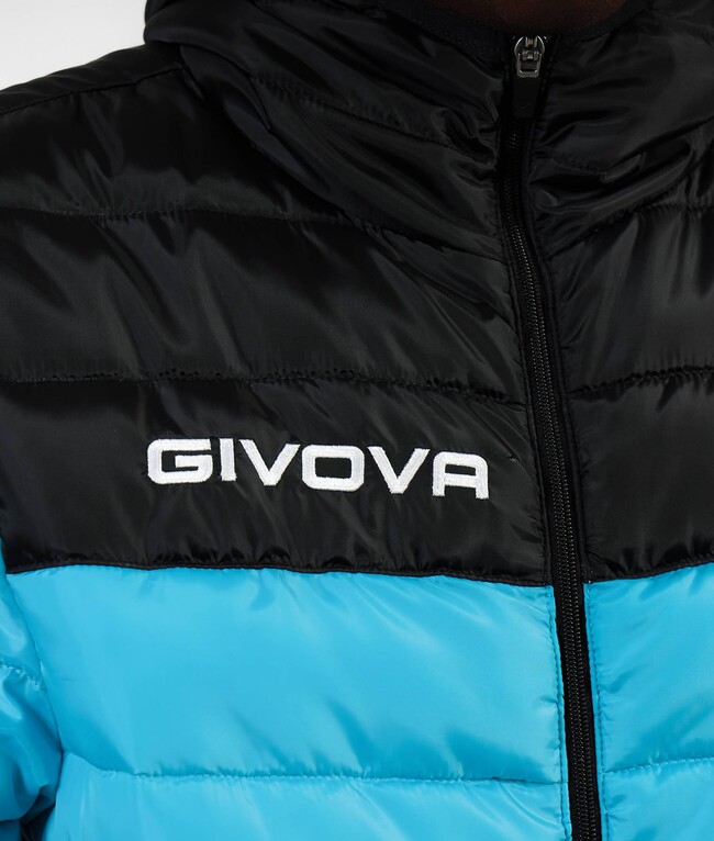 GIUBBOTTO OSLO TURCHESE/NERO Tg. XS - GIVsport GIVOVA & JOMA