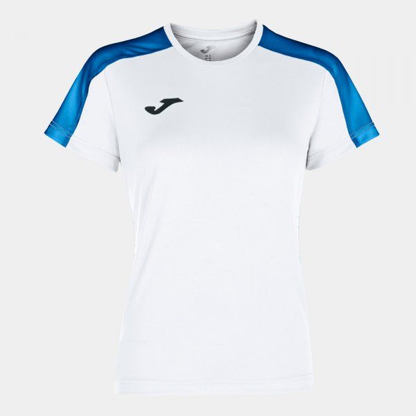 ACADEMY T-SHIRT WHITE-ROYAL S/S M