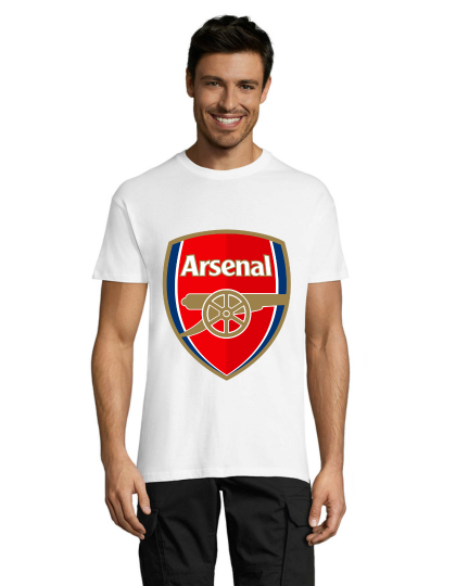 Arsenal pánske tričko biele 2XL