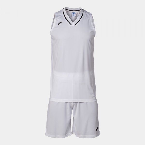 ATLANTA TWO-PIECE SET basketbalový set biela čierna XS