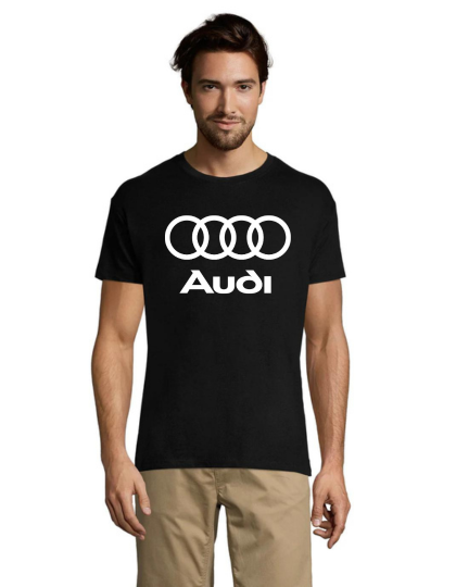 Audi Black pánske tričko čierne 2XL