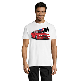 BMW E30 With M pánske tričko biele M