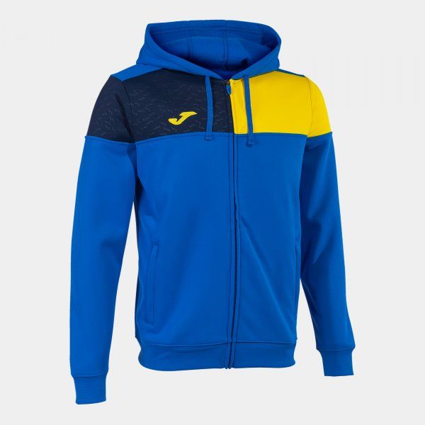 CREW V ZIP-UP HOODIE ROYAL YELLOW NAVY 5XS