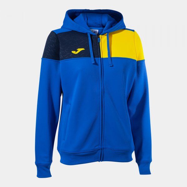 CREW V ZIP-UP HOODIE mikina azúrová M