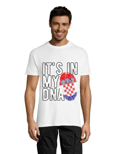 Croatia - It's in my DNA pánske tričko biele 2XS