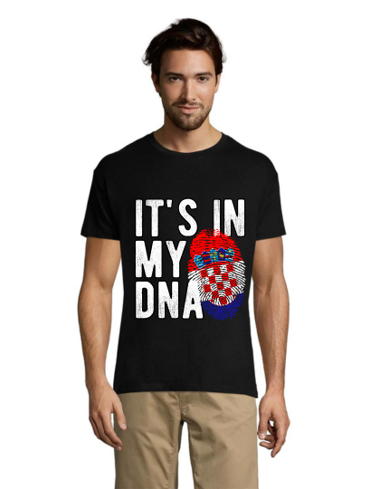 Croatia - It's in my DNA pánske tričko čierne 4XS