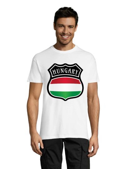 Erb Hungary pánske tričko biele 4XS