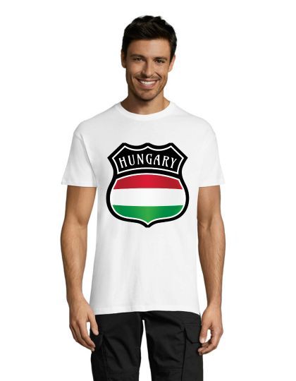 Erb Hungary pánske tričko biele L