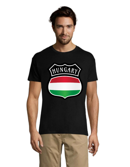 Erb Hungary pánske tričko čierne 2XL