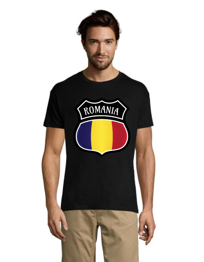 Erb Romania pánske tričko čierne 2XL