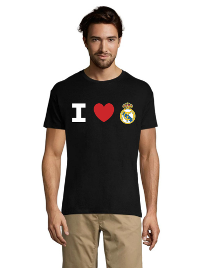 I Love Real Madrid Club pánske tričko čierne 2XL