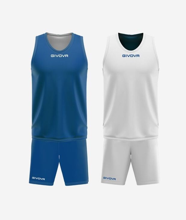 KIT DOUBLE IN MESH AZZURRO/BIANCO Tg. 3XL