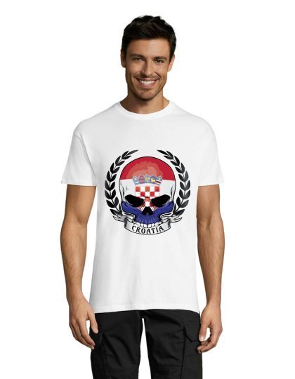 Lebka Croatia pánske tričko biele XL