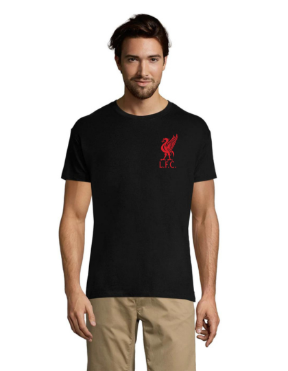 Liverpool pánske tričko čierne 2XL