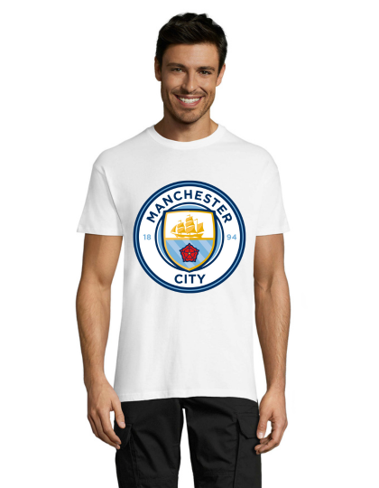 Manchester City pánske tričko biele L