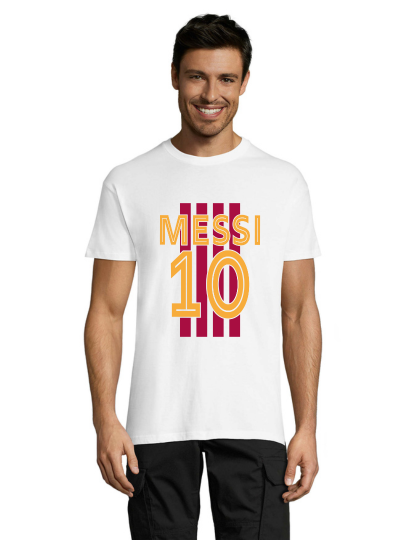 Messi 1 pánske tričko biele 2XL