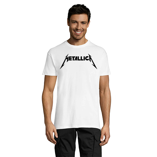 Metallica pánske tričko biele 4XL