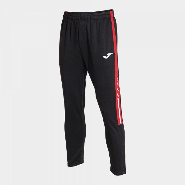 OLIMPIADA LONG PANTS tepláky čierna červená M