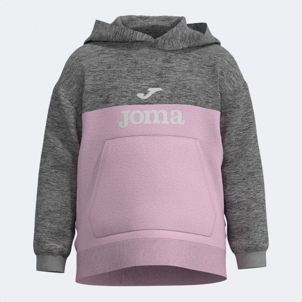 PARK HOODIE PINK MELANGE GREY 3XS