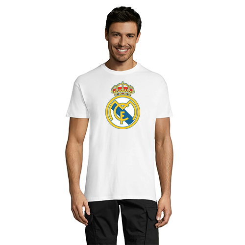 Real Madrid Club pánske tričko biele 3XL
