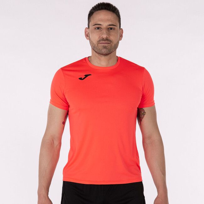 RECORD II SHORT SLEEVE T-SHIRT FLUOR CORAL XS