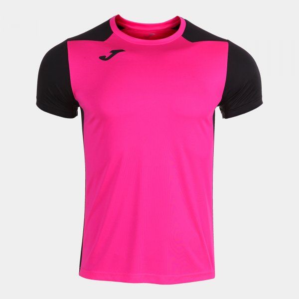 RECORD II SHORT SLEEVE T-SHIRT FLUOR PINK BLACK M