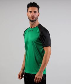 SHIRT CAPO INTERLOCK dres zelená/čierna S