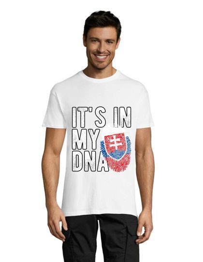Slovakia - It's in my DNA pánske tričko biele 3XL