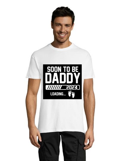 Soon to be daddy 2024 pánske tričko biele 3XL