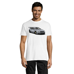 Sport BMW pánske tričko biele L