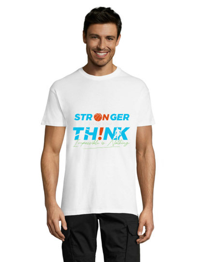 Stronger than You Think pánske tričko čierne 5XL