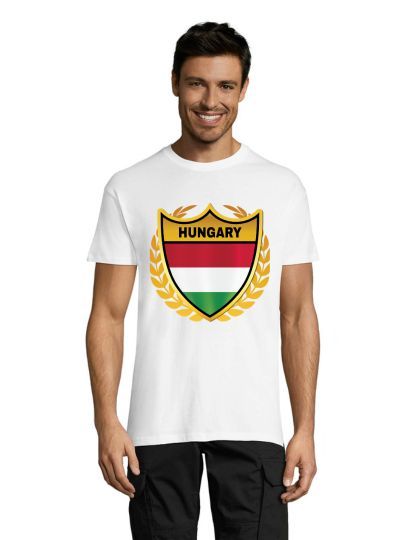 Zlatý erb Hungary pánske tričko biele S